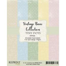 Blok Papirjev - Tiny Dots - 6x6 - Reprint