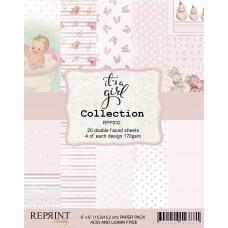 Blok Papirjev - It´s a Girl Collection - 6x6 - Reprint