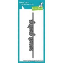 Lawn Cuts - Season's Greetings Line Border - Lawn Fawn