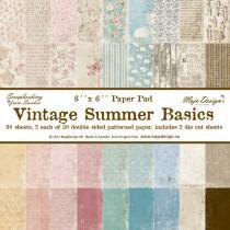 Maja Design - Vintage Summer Basics - 6x6 Paper Pad