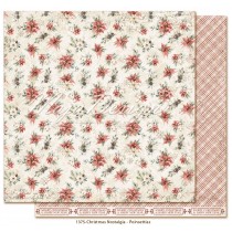 Paper - Poinsettias - Christmas Nostalgia