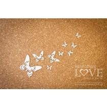 Butterflies - set - Soufre - Laserowe LOVE