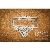Rectangle frame with ornaments - Vintage Ornaments - Laserowe LOVE