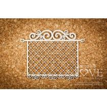 Frame with ornaments - Vintage Ornaments - Laserowe LOVE
