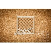 Square grain frame with mesh - Tatra life - Laserowe LOVE