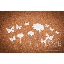 Flowers and butterflies - Forest Camp - Laserowe LOVE