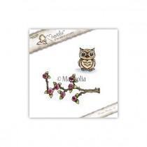 Climbing Rose with Owl - Magnolia