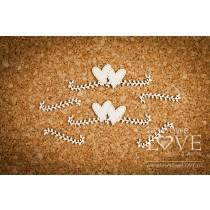 Hearts - Simple Wedding - Laserowe LOVE