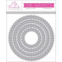 Stitched Pinking Edge Circle STAX Die-namics - My Favorite Things