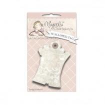 Scalloped Tag - Magnolia