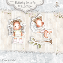 Fluttering Butterflies mini Stamps - Magnolia