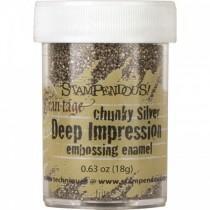 Fran-táge - Chunky Silver - Deep Impression Embossing Enamel