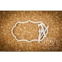 Frame with tools - Vintage Gentleman - Laserowe LOVE