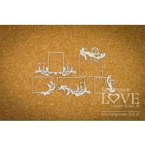 Small rectangular frames - Holy & White - Laserowe LOVE