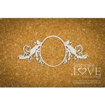 Big oval frame - Holy & White - Laserowe LOVE