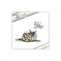 Love Snail with Dragonfly - Magnolia