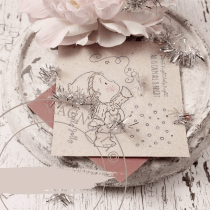 Silent Night Rubber Stamp Sheet - Magnolia