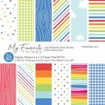 Happy Patterns - 6x6 Inch Paper Pad - My Favorite Things