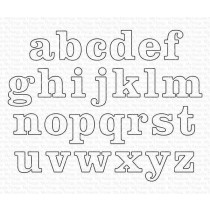 Modern Serif Alphabet Die-namics - My Favorite Things