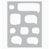 Say Anything Stencil - My Favorite Things