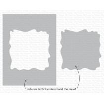 Watercolor Wash Square Stencil - My Favorite Things