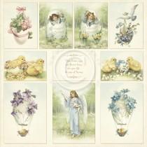 Paper - Images from the Past 12x12 - Easter Greetings