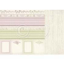 Paper - Borders 12x12 - Where the Roses Grow