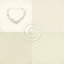 Paper - With all My Love 6x6 - Where the Roses Grow