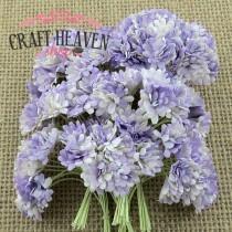2-Tone Lilac Mulberry Paper Gypsophila Flowers - 10mm