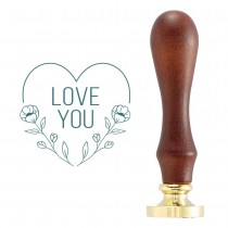 Love You Heart Wax Seal Stamp - Spellbinders