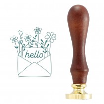 Sending a Hello Wax Seal Stamp - Spellbinders