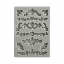 Stamperia Art Silicon Mould A6 - Corners and Embellishments