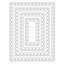 Stitched Eyelet Lace Rectangle STAX Die-namics - My Favorite Things