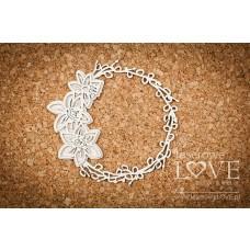 Frame with daffodils - Yellow Spring - Laserowe LOVE