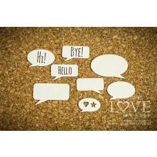 Speech bubbles - Dino Land - Laserowe LOVE