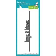 Lawn Cuts - Hugs and Kisses Line Border - Lawn Fawn
